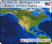 Dentist Dr. Monique Lee satellite map