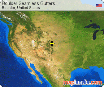 Boulder Seamless Gutters satellite map