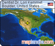 Dentist Dr. Lori Kemmet satellite map