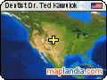 Dentist Dr. Ted Kawulok satellite map