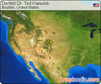 Dentist Dr. Ted Kawulok satellite map