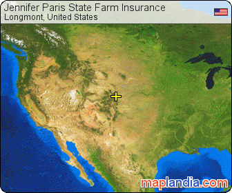 Jennifer Paris State Farm Insurance satellite map