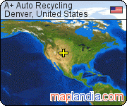 A+ Auto Recycling satellite map