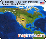 Bill Mahaffy State Farm Insurance satellite map