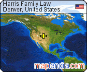Harris Family Law satellite map
