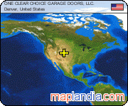 ONE CLEAR CHOICE GARAGE DOORS, LLC. satellite map
