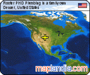 Rooter PHD Plumbing is a family own satellite map