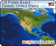 US Potato Board satellite map