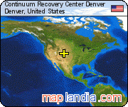 Continuum Recovery Center Denver satellite map
