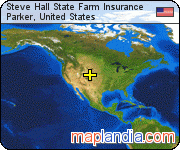Steve Hall State Farm Insurance satellite map