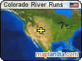 Colorado River Runs satellite map