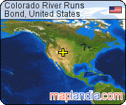 Colorado River Runs satellite map