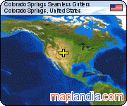 Colorado Springs Seamless Gutters satellite map