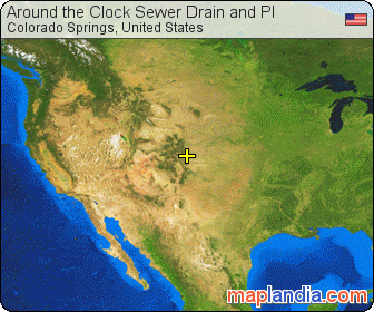 Around the Clock Sewer Drain and Pl satellite map