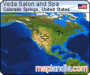Veda Salon and Spa satellite map