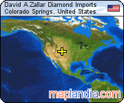 David A Zallar Diamond Imports satellite map