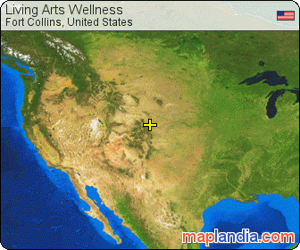 Living Arts Wellness satellite map