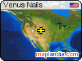 Venus Nails satellite map