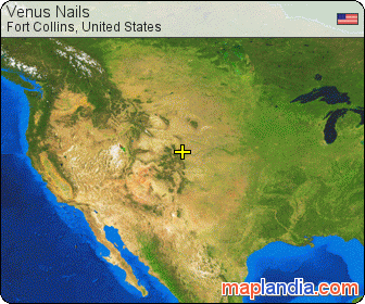Venus Nails satellite map