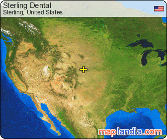 Sterling Dental satellite map