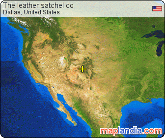The leather satchel co satellite map