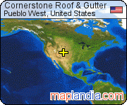 Cornerstone Roof & Gutter satellite map