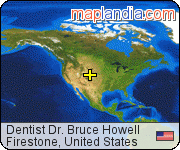 Dentist Dr. Bruce Howell satellite map