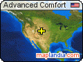 Advanced Comfort satellite map