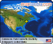 Commerce Park Cosmetic Dentistry satellite map