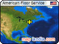 American Floor Service satellite map