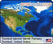 Trumbull Marriott Merritt Parkway satellite map