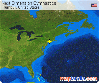 Next Dimension Gymnastics satellite map