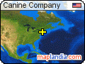 Canine Company satellite map