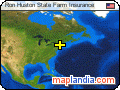 Ron Huston State Farm Insurance satellite map