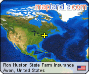 Ron Huston State Farm Insurance satellite map