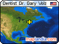Dentist Dr. Gary Volz satellite map