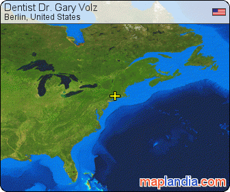 Dentist Dr. Gary Volz satellite map