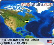 Home Appliance Repair Connecticut satellite map