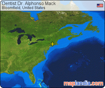 Dentist Dr. Alphonso Mack satellite map