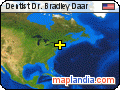 Dentist Dr. Bradley Daar satellite map