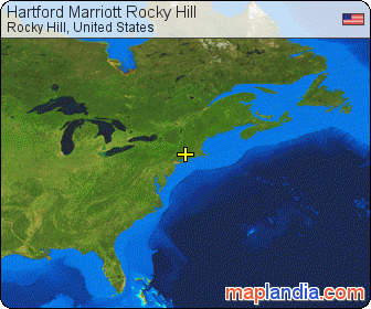 Hartford Marriott Rocky Hill satellite map