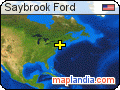 Saybrook Ford satellite map
