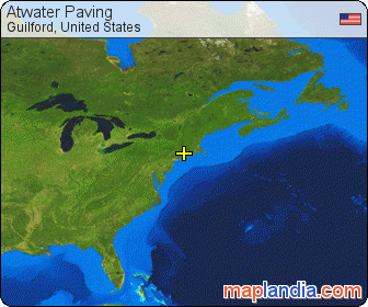 Atwater Paving satellite map