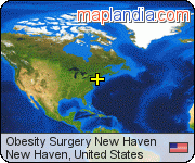 Obesity Surgery New Haven satellite map