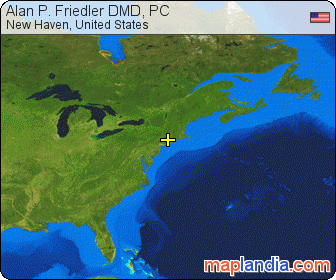 Alan P. Friedler DMD, PC satellite map