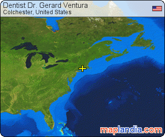 Dentist Dr. Gerard Ventura satellite map
