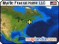 Mystic Funeral Home LLC satellite map