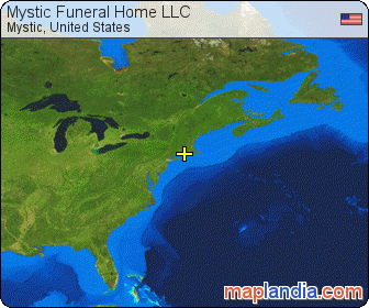 Mystic Funeral Home LLC satellite map