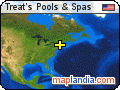 Treat's Pools & Spas satellite map