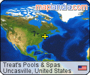 Treat's Pools & Spas satellite map